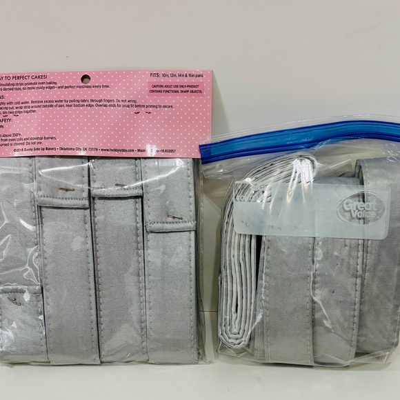 Cake Baking Strips Bake Even Cakes Set of 8 Baking Strips - Picture 2 of 5